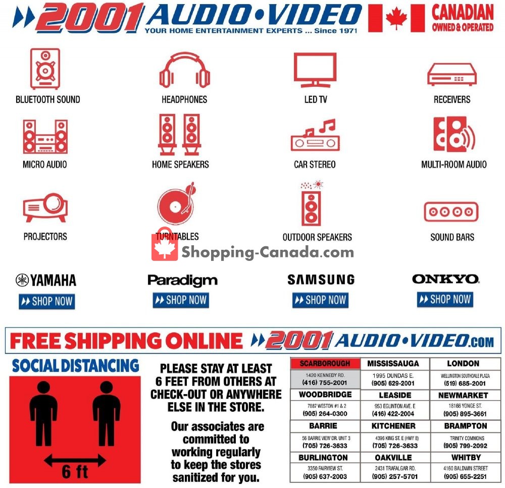 2001 Audio Video flyer from Friday May 29, 2020 to Thursday June 11, 2020 - page 12