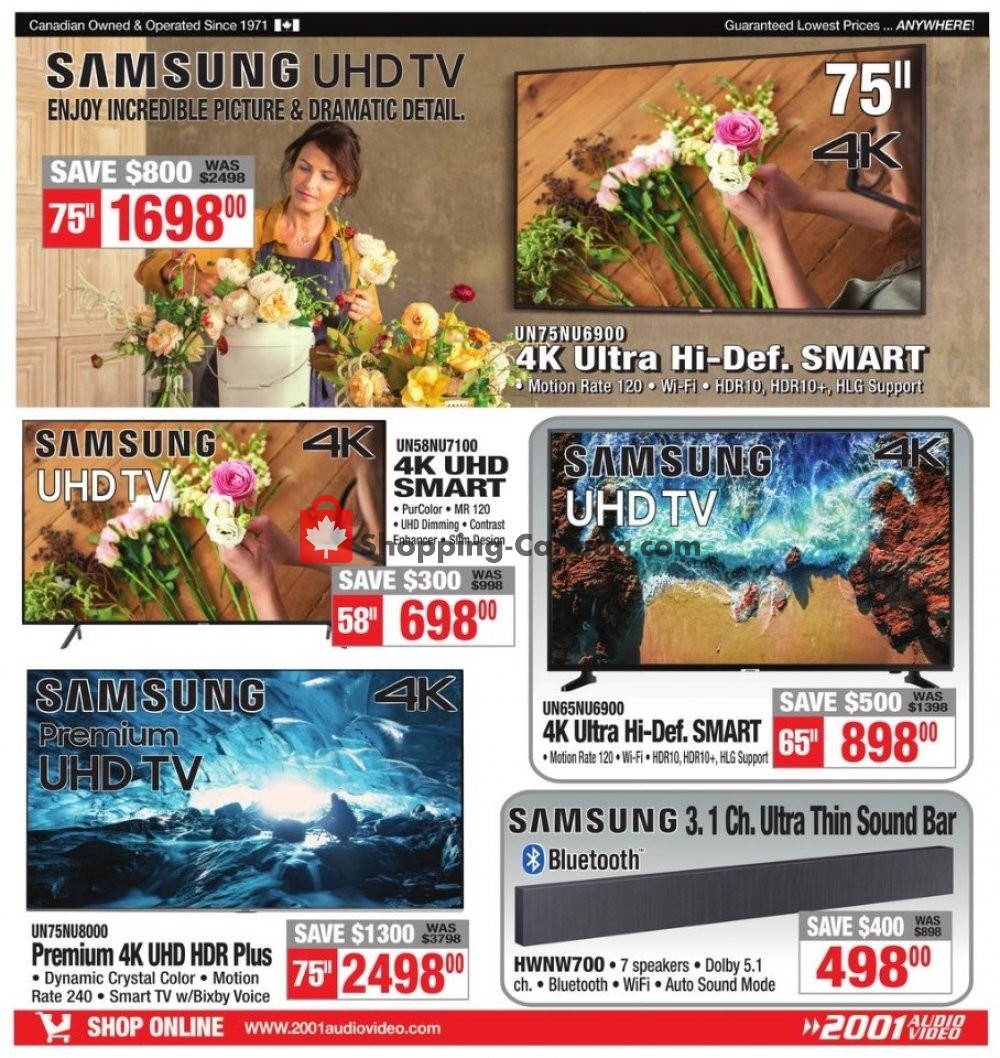 2001 Audio Video flyer from Friday May 3, 2019 to Thursday May 9, 2019 - page 13