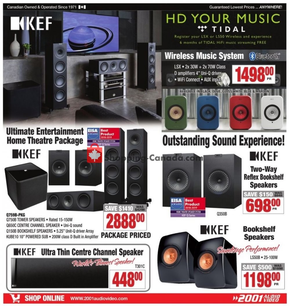 2001 Audio Video flyer from Friday May 3, 2019 to Thursday May 9, 2019 - page 19