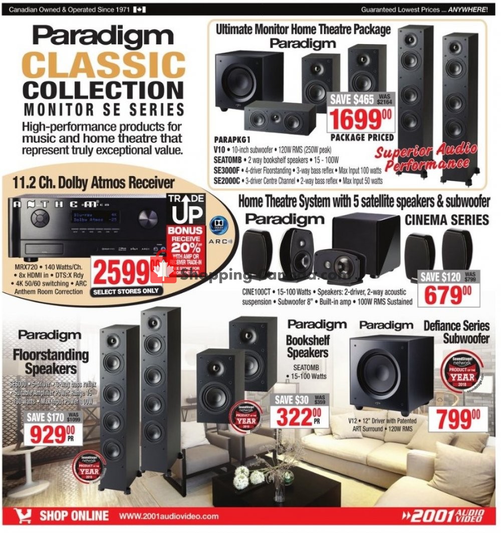2001 Audio Video flyer from Friday May 3, 2019 to Thursday May 9, 2019 - page 20