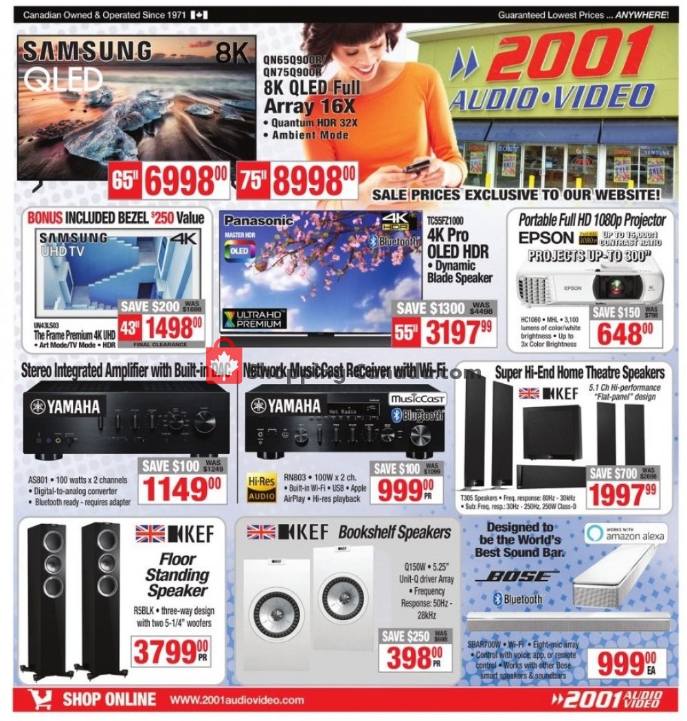 2001 Audio Video flyer from Friday May 3, 2019 to Thursday May 9, 2019 - page 9