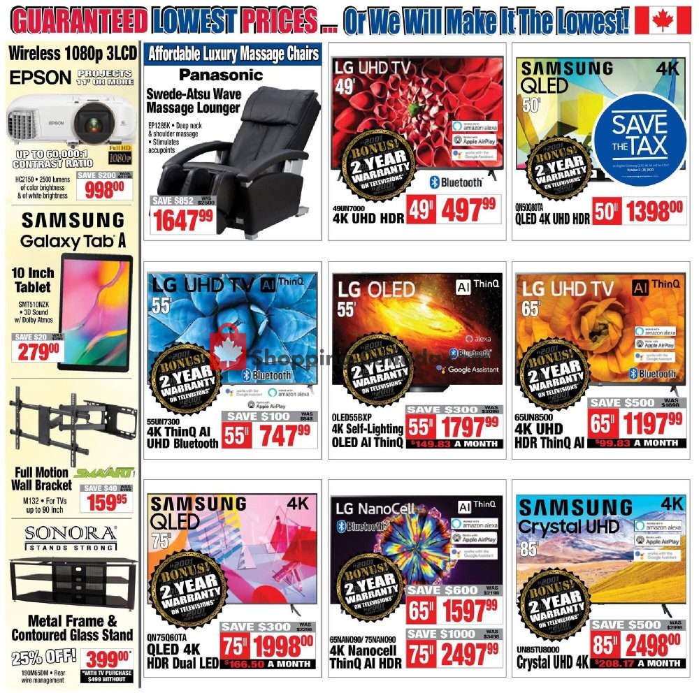 2001 Audio Video flyer from Friday October 9, 2020 to Thursday October 15, 2020 - page 2