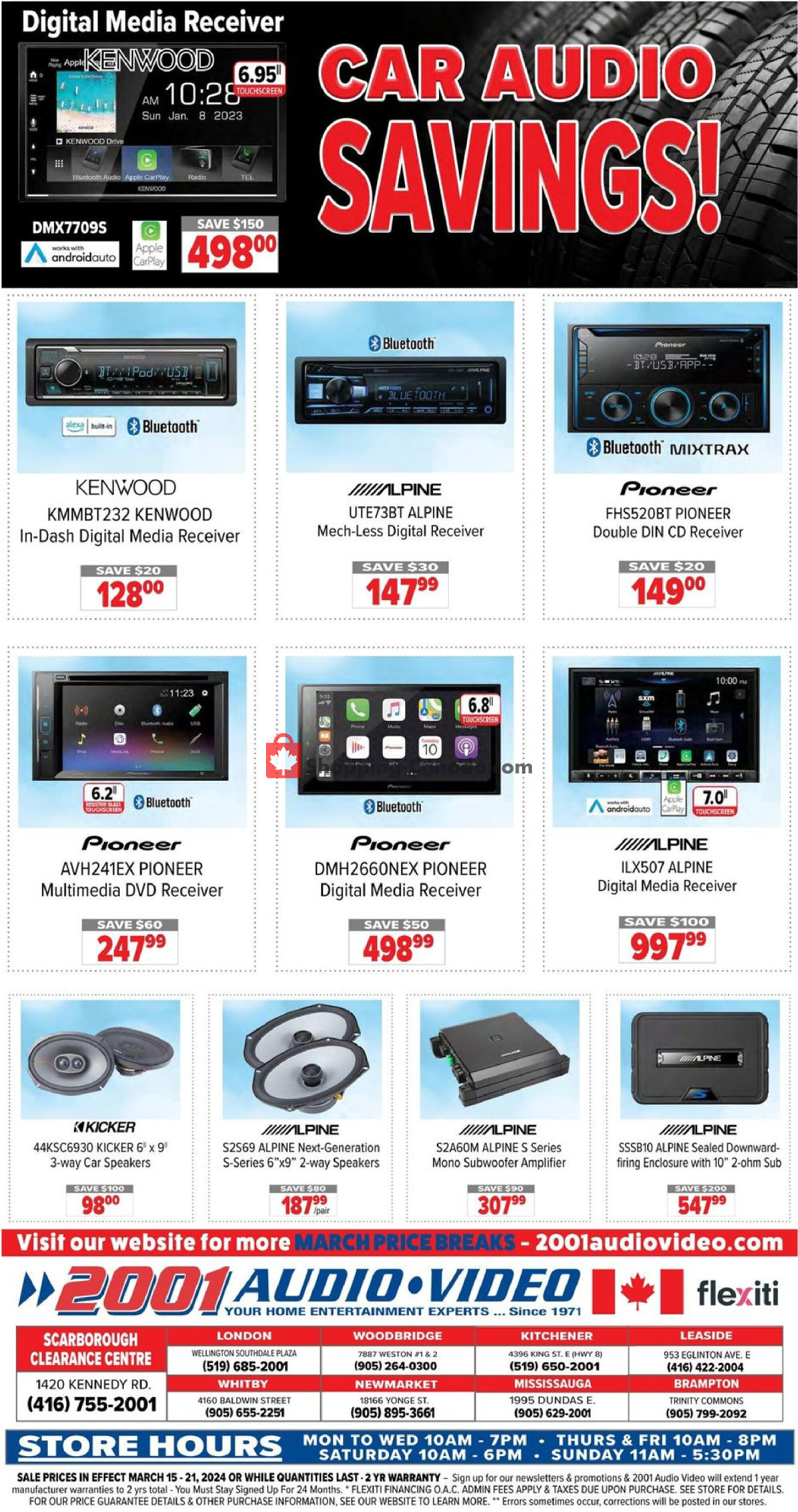 2001 Audio Video flyer from Friday March 15, 2024 to Thursday March 21, 2024 - page 15