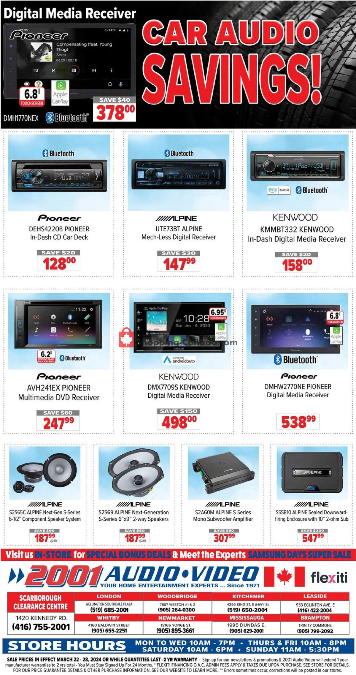 2001 Audio Video flyer from Friday March 22, 2024 to Thursday March 28, 2024 - page 15