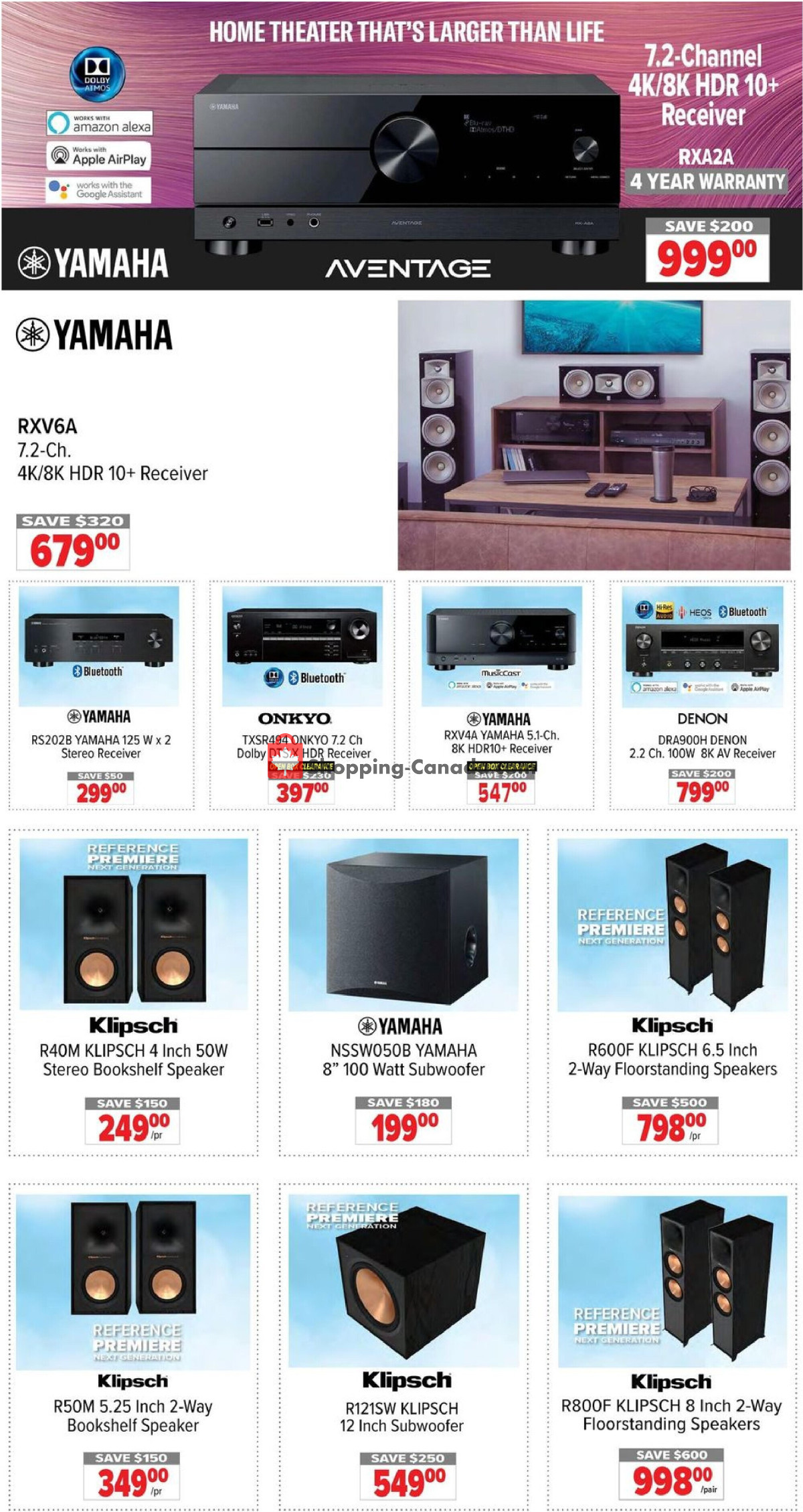 2001 Audio Video flyer from Friday March 22, 2024 to Thursday March 28, 2024 - page 4