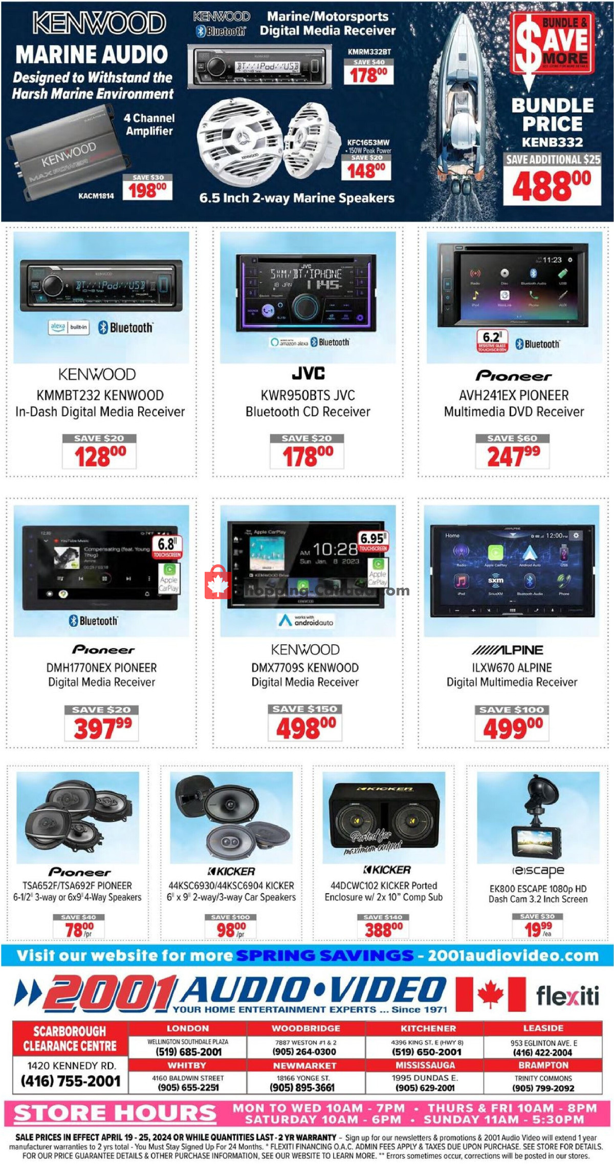 2001 Audio Video flyer from Friday April 19, 2024 to Thursday April 25, 2024 - page 15