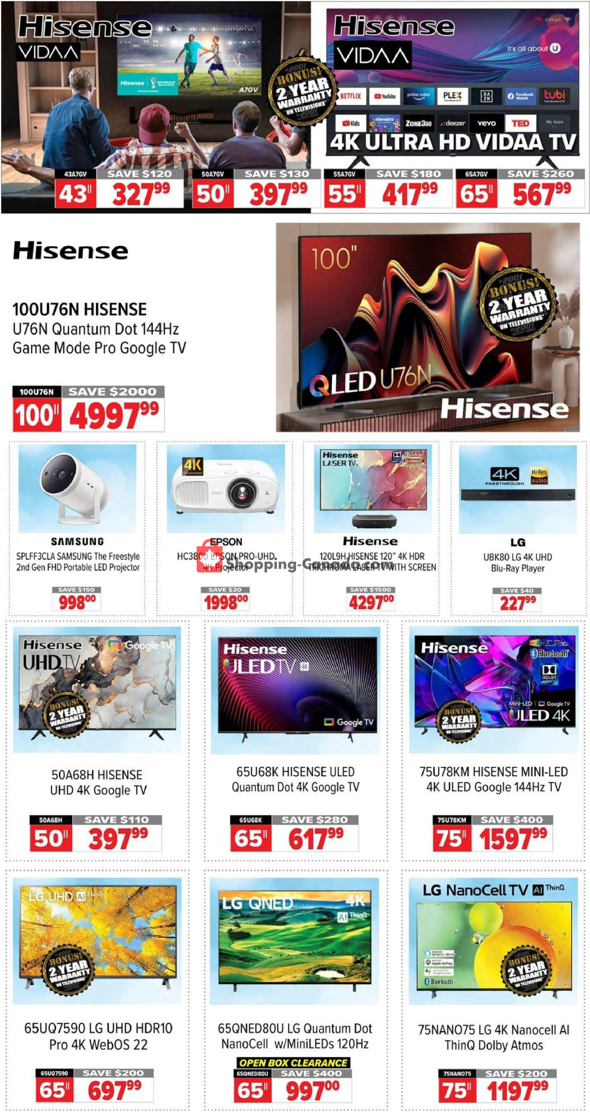 2001 Audio Video flyer from Friday April 19, 2024 to Thursday April 25, 2024 - page 2