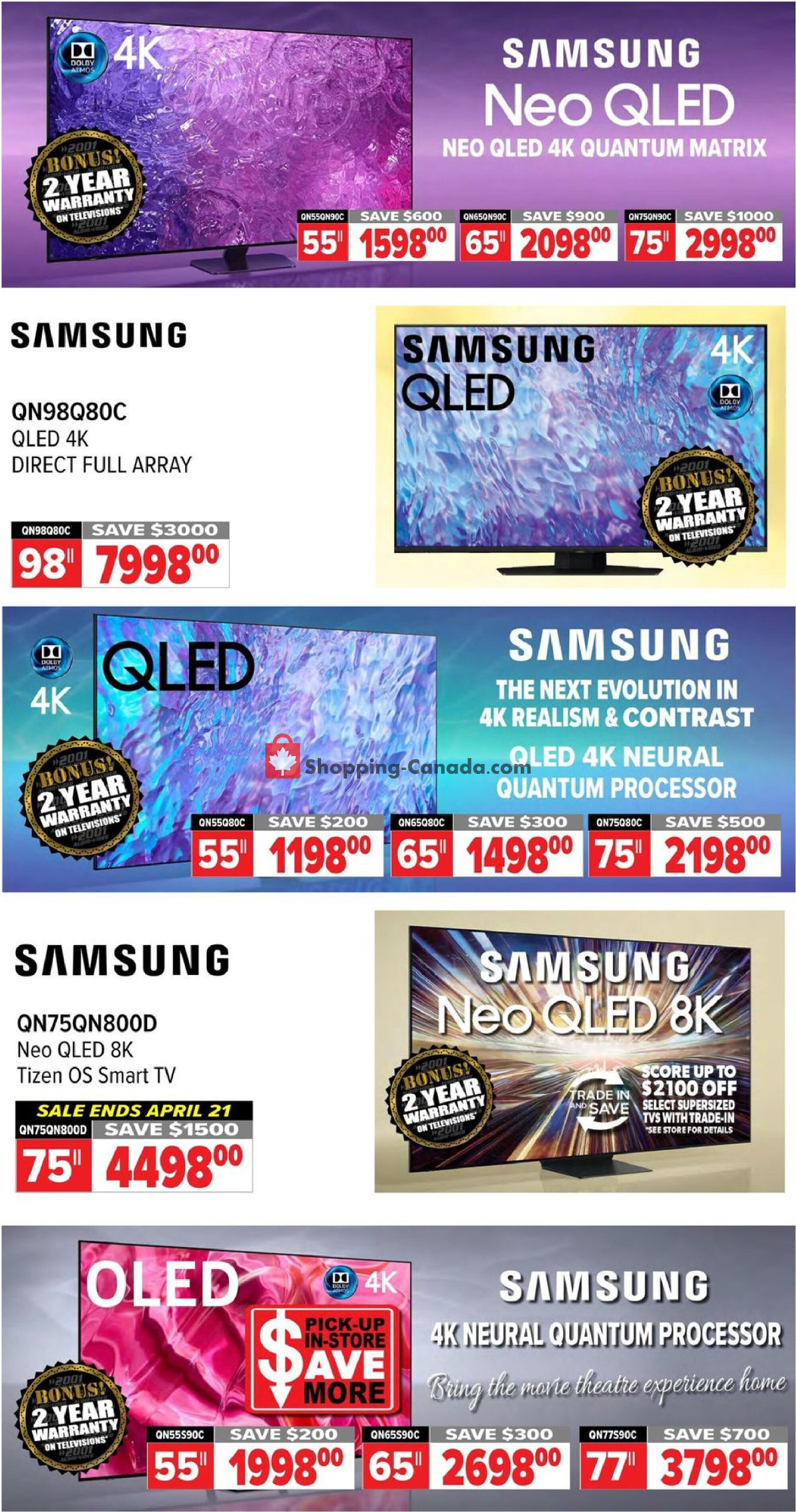 2001 Audio Video flyer from Friday April 19, 2024 to Thursday April 25, 2024 - page 8