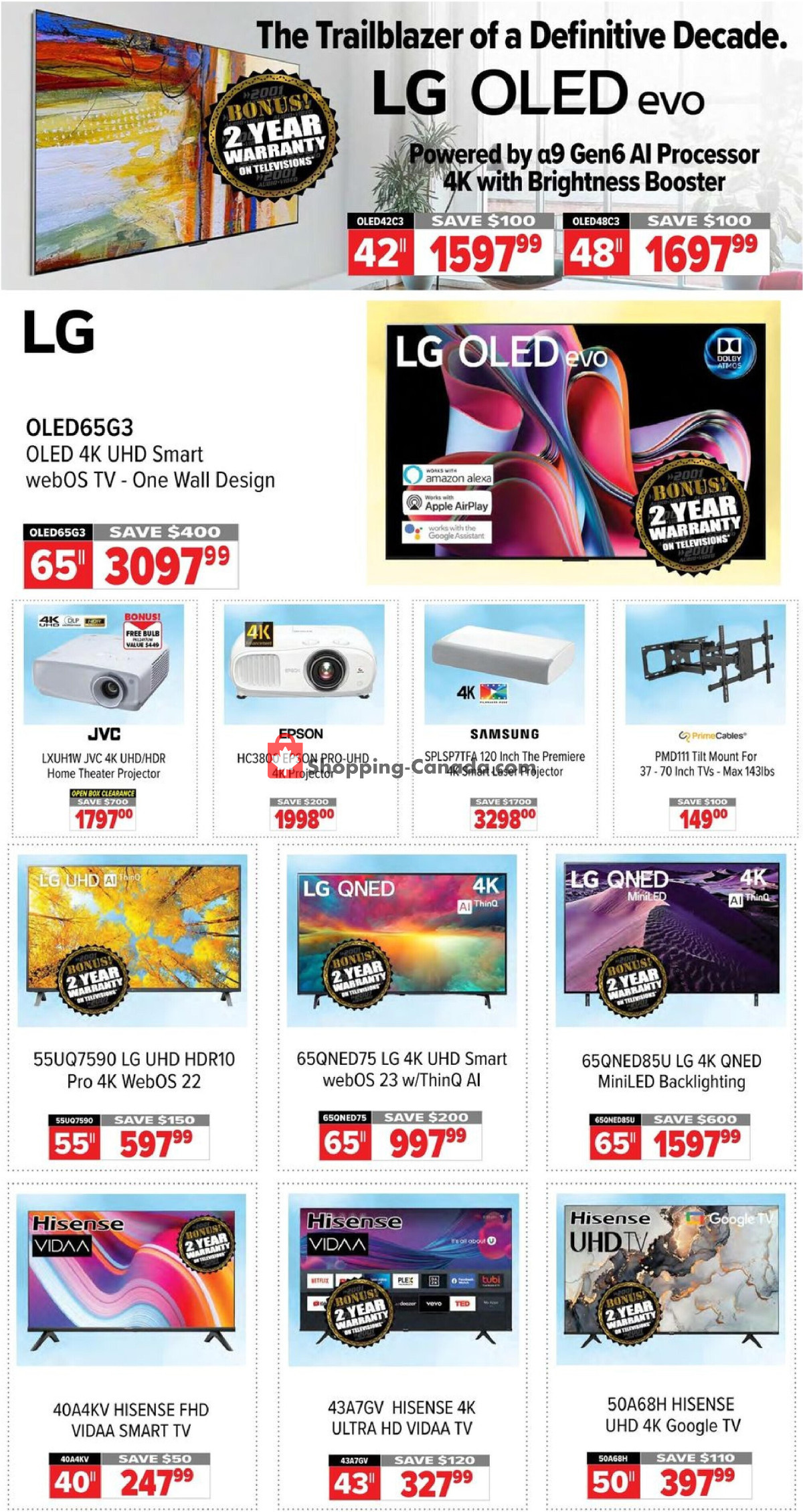 2001 Audio Video flyer from Friday March 29, 2024 to Thursday April 4, 2024 - page 2