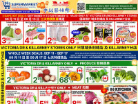 Thumbnail - 88 Supermarket Weekly Special (Victoria Dr & Killarney only): September 11 - September 17 Flyer