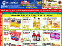 Thumbnail - 88 Supermarket Western / Latino Exclusive Deals (Victoria Dr & Killarney only): September 11 - September 17 Flyer