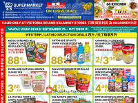 Thumbnail - 88 Supermarket Western / Latino Exclusive Deals (Victoria Dr & Killarney only): September 25 - October 01 Flyer