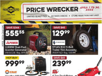 Thumbnail - Princess Auto pricewrecker Flyer