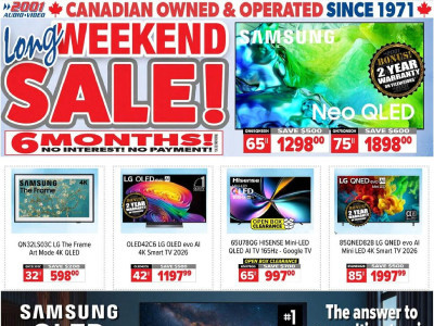 2001 Audio Video Flyer Thumbnail valid from Friday September 4, 2026 to Thursday September 10, 2026