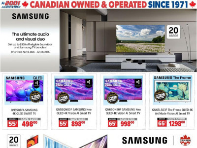 2001 Audio Video flyer Flyer