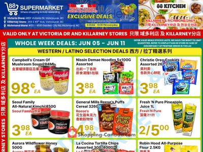 Thumbnail - 88 Supermarket Western / Latino Exclusive Deals (Victoria Dr & Killarney only): June 5 - June 11 Flyer
