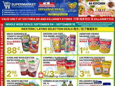 88 Supermarket Outdated Flyer Thumbnail - Friday September 4, 2026 - Thursday September 10, 2026