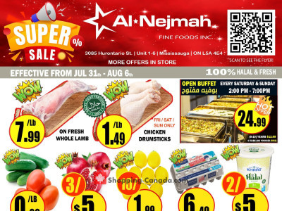 Alnejmah Flyer Thumbnail valid from Friday July 31, 2026 to Thursday August 6, 2026