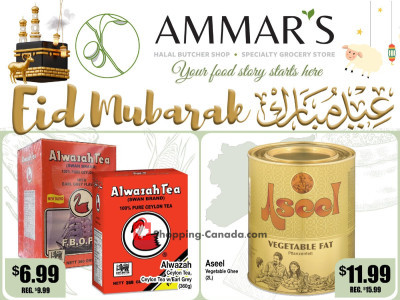 Ammar's Halal Meats Flyer