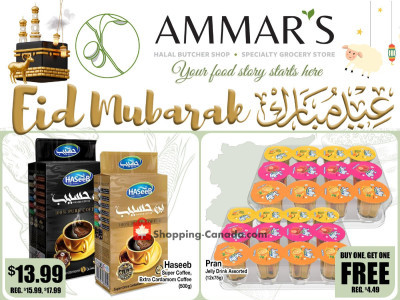 Ammar's Halal Meats Flyer
