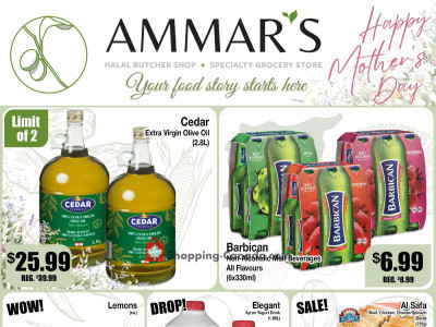 Ammar's Halal Meats Flyer