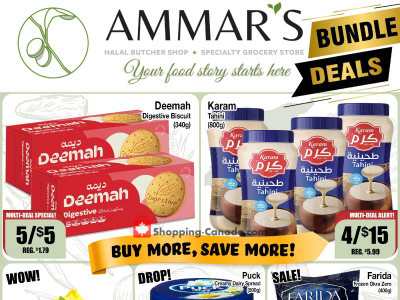 Ammar's Halal Meats Flyer