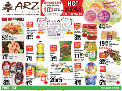Arz Fine Foods Flyer