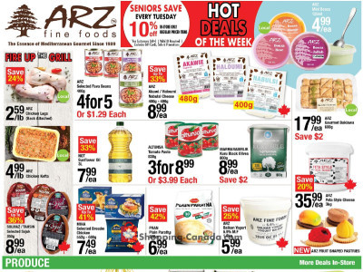 Arz Fine Foods Flyer