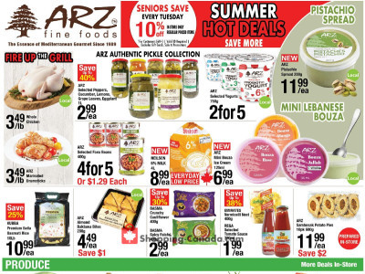 Arz Fine Foods Outdated Flyer Thumbnail - Friday July 24, 2026 - Thursday July 30, 2026
