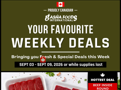 Basha Foods International Flyer Thumbnail, valid: Thursday September 3, 2026 - Wednesday September 9, 2026
