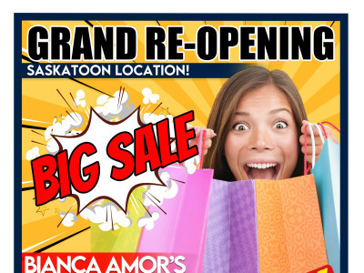 Bianca Amor’s Liquidation Supercentre Flyer