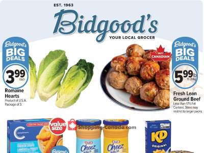 Bidgood's Supermarket Flyer