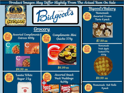 Thumbnail - Bidgood's Supermarket Flyer