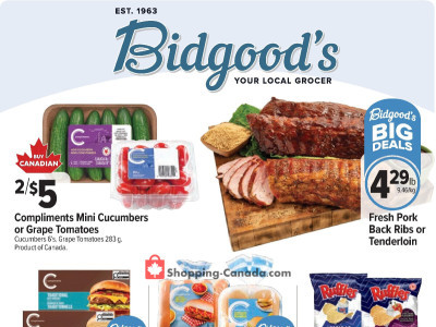 Bidgood's Supermarket Flyer Thumbnail
