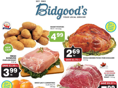 Thumbnail - Bidgood's Supermarket Flyer
