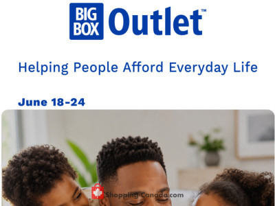 Big Box Outlet Store For the Dads Flyer
