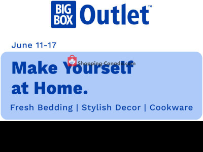 Big Box Outlet Store Make Yourself at Home Flyer