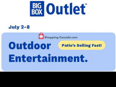 Big Box Outlet Store Outdoor Entertainment Flyer