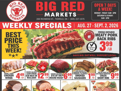 Big Red Markets Flyer