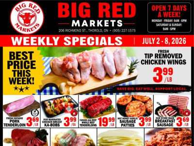 Big Red Markets Flyer