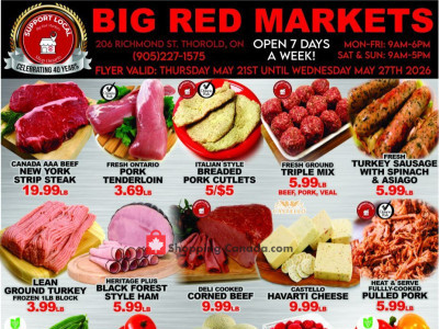 Big Red Markets Flyer