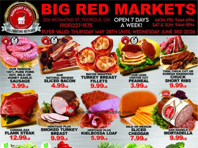 Big Red Markets Flyer