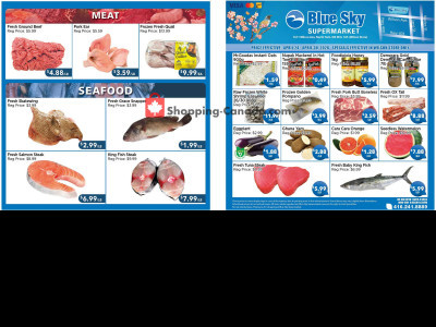 Blue Sky Supermarket NORTH YORK Flyer