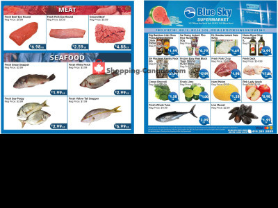 Thumbnail - Blue Sky Supermarket NORTH YORK Flyer