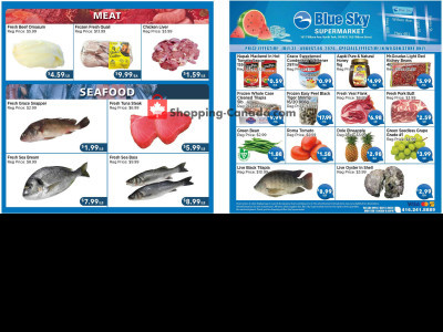 Blue Sky Supermarket Flyer Thumbnail