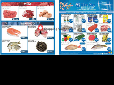 Thumbnail - Blue Sky Supermarket NORTH YORK Flyer