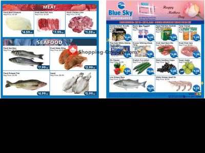 Blue Sky Supermarket Flyer Thumbnail