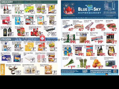 Blue Sky Supermarket Flyer Thumbnail