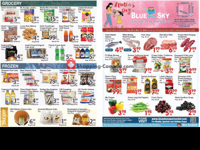 Blue Sky Supermarket Flyer Thumbnail