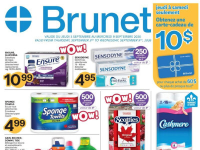 Brunet Flyer Thumbnail valid from Thursday September 3, 2026 to Wednesday September 9, 2026